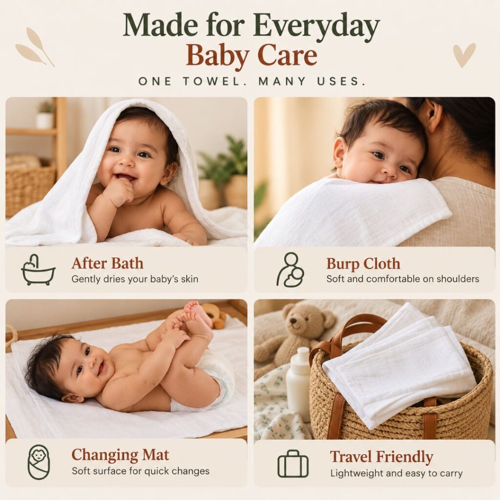 Baby Muslin Towel
