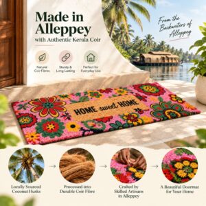 Kerala Coir Door Mat Runner Pink – 40×120 cm - Image 7
